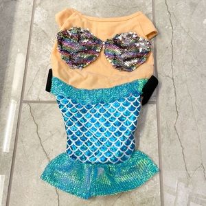 Mermaid pet / dog costume
